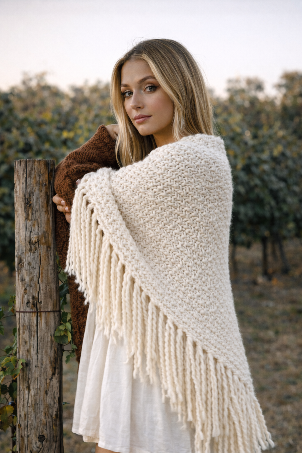 Ruana Brunella - Chocolate