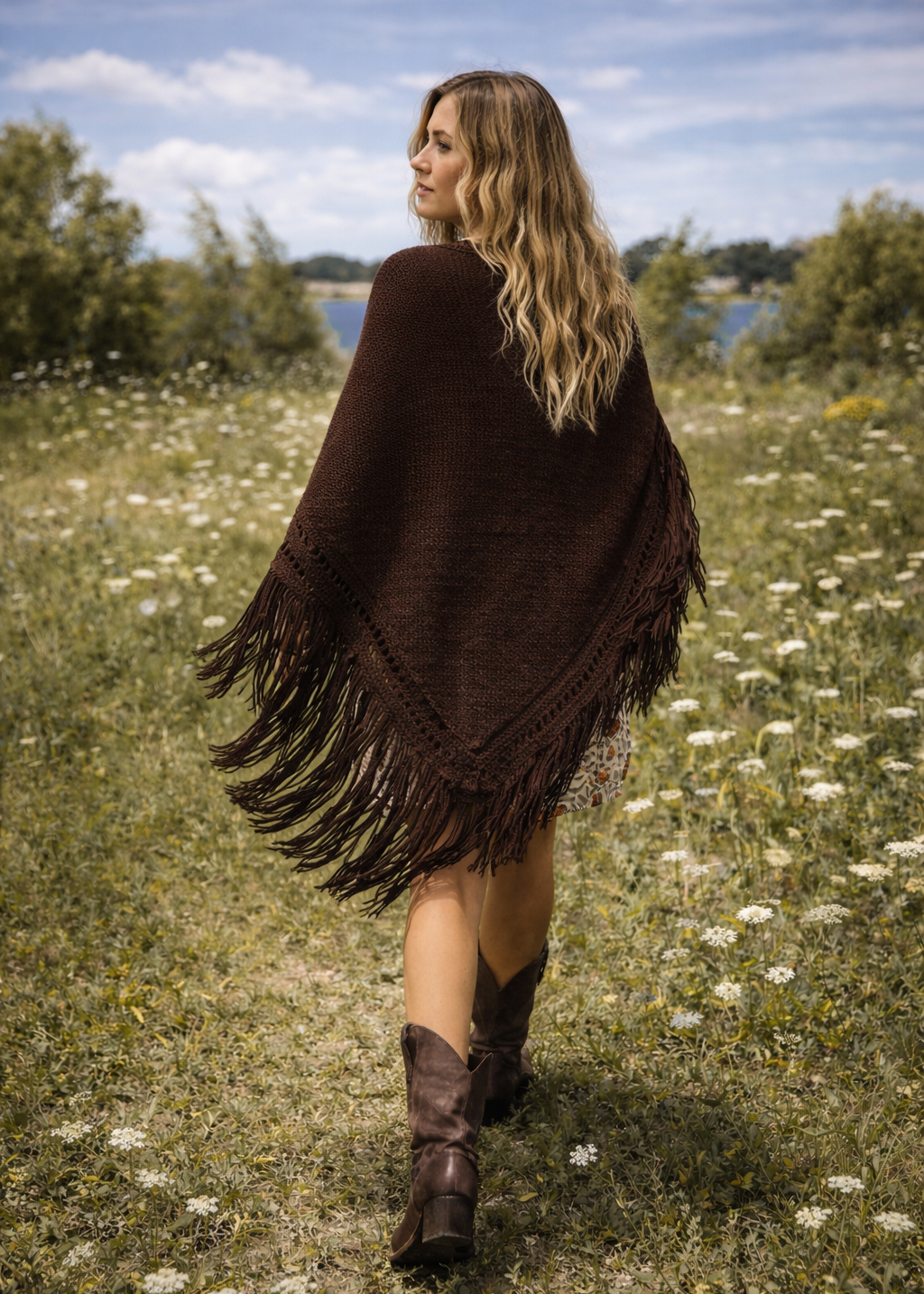 Ruana Bruma - Chocolate