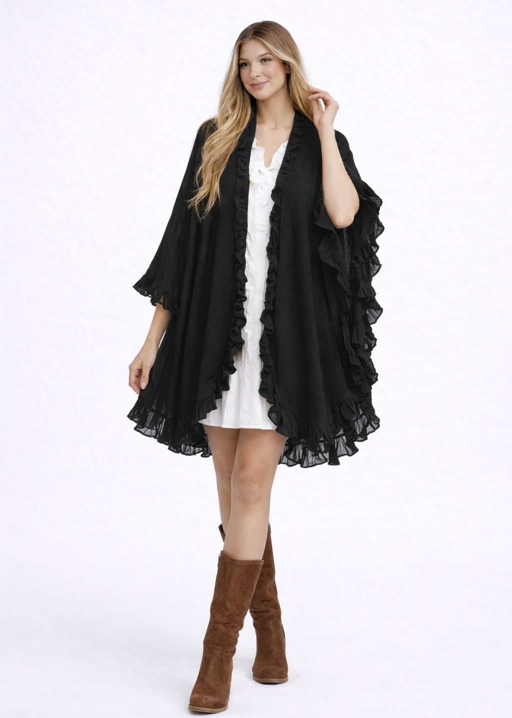 Ruana Vittoria - Negro