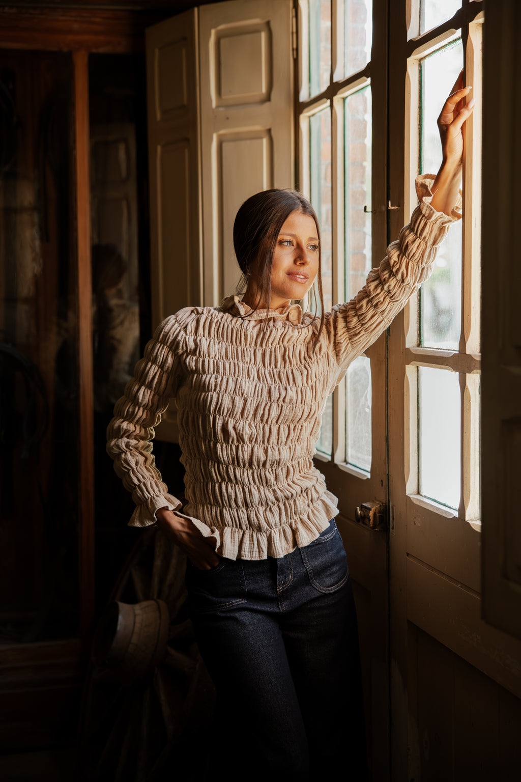 Blusa Lisboa - Beige