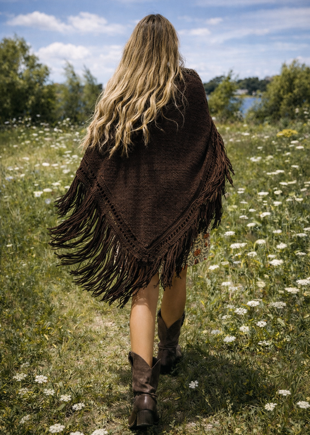 Ruana Bruma - Chocolate