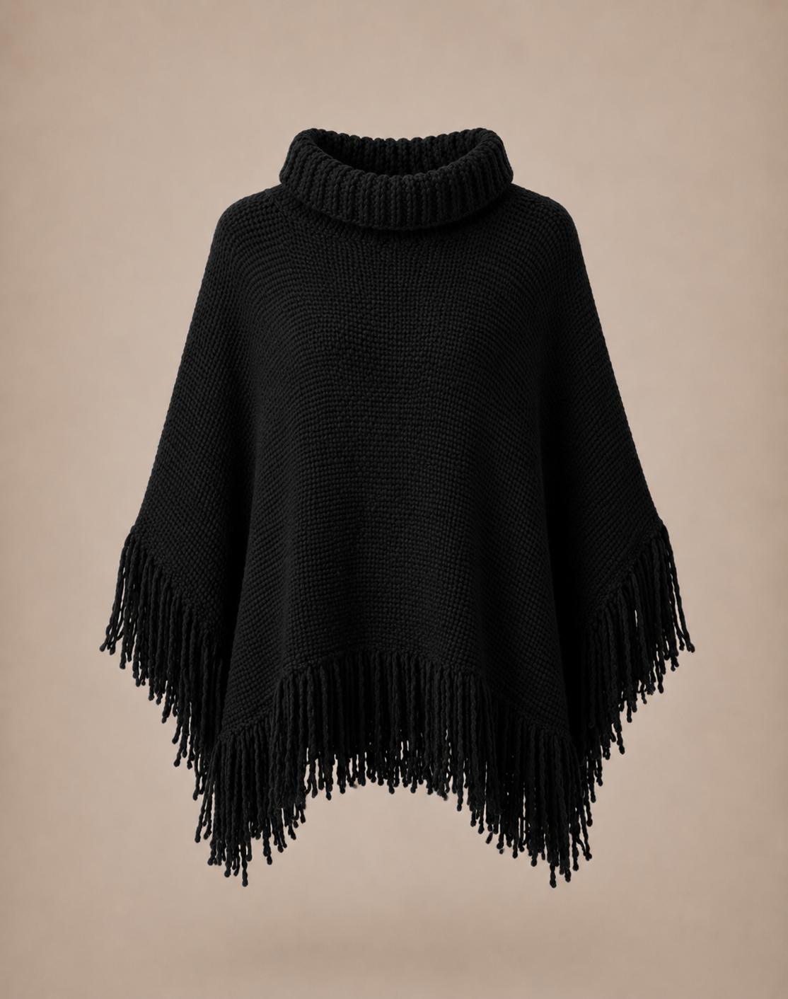 Poncho Firenze negro