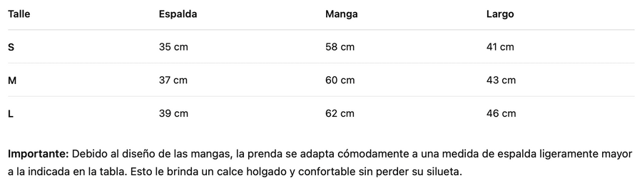 Guía de talles de Camisa Santorini brown