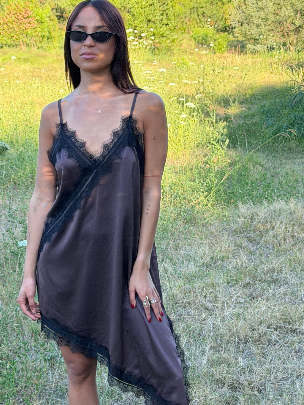 Vestido Velo d’Amore - Chocolate