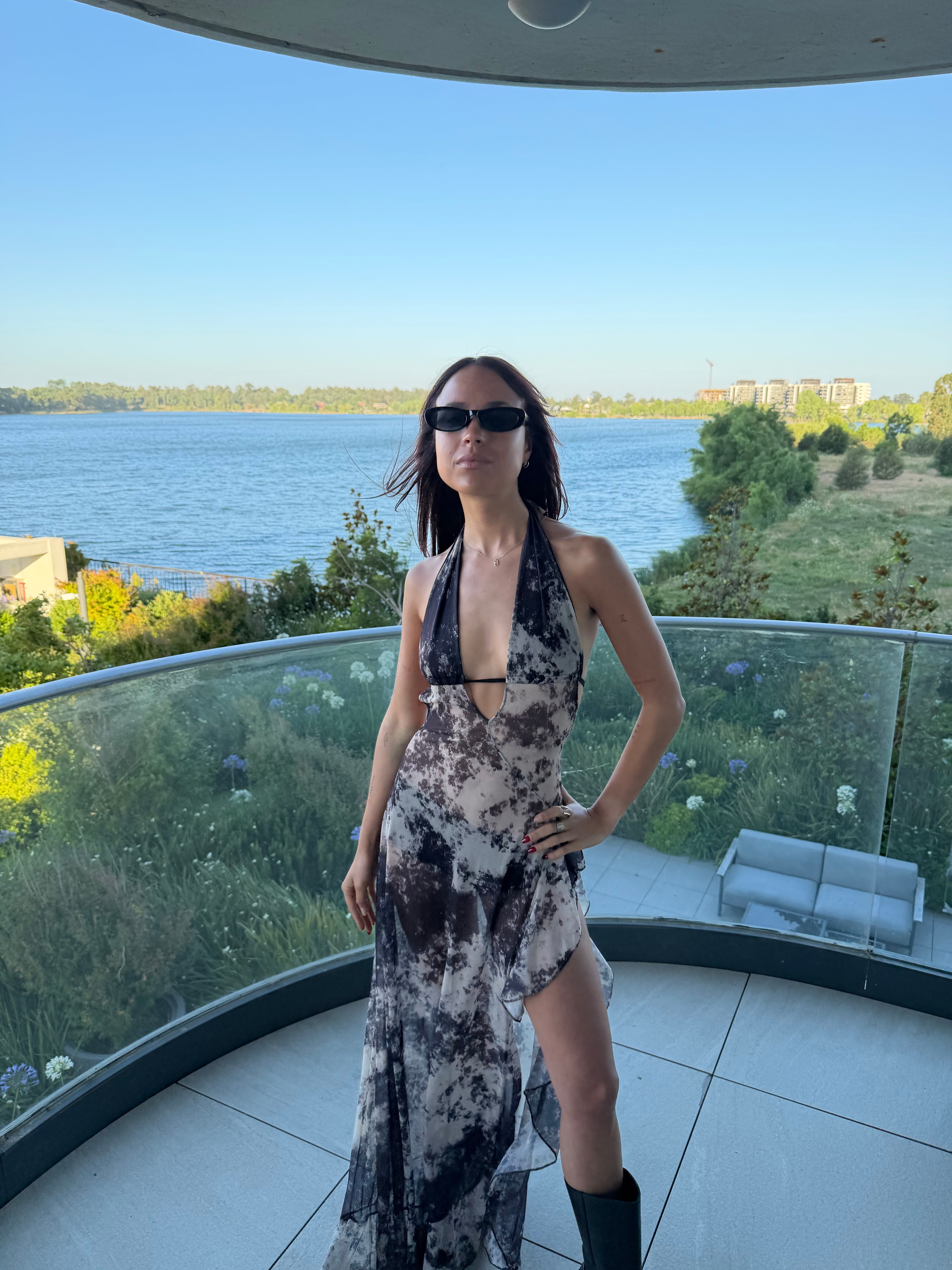 Vestido Incanto d’Amore - Negro y Blanco