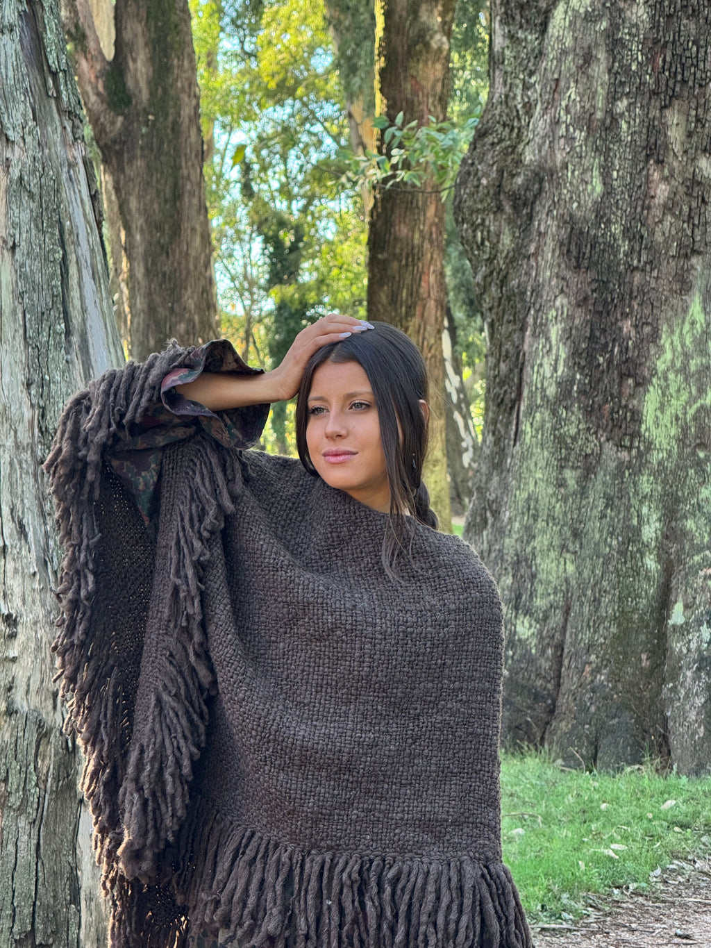 Poncho Cannes oliva