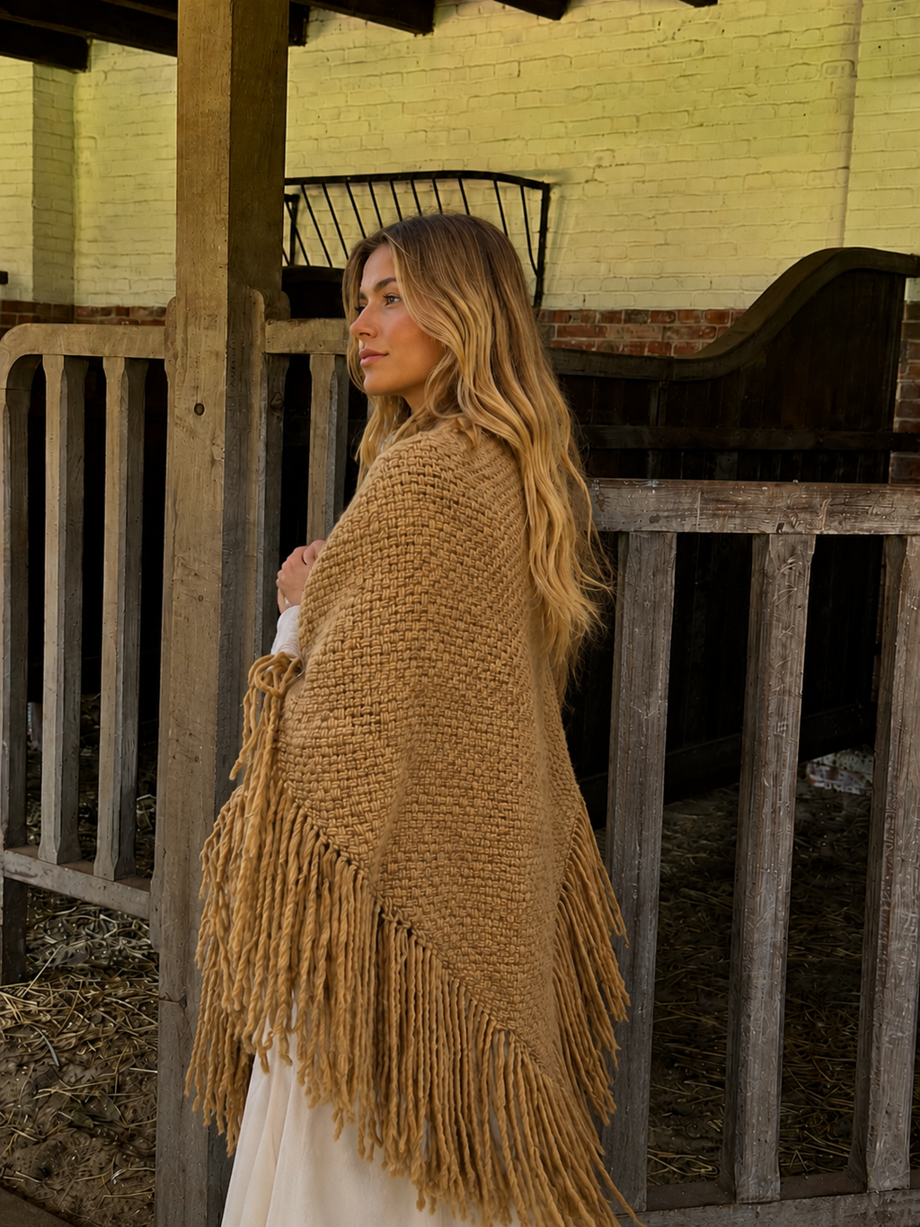 Ruana Toscana Camel