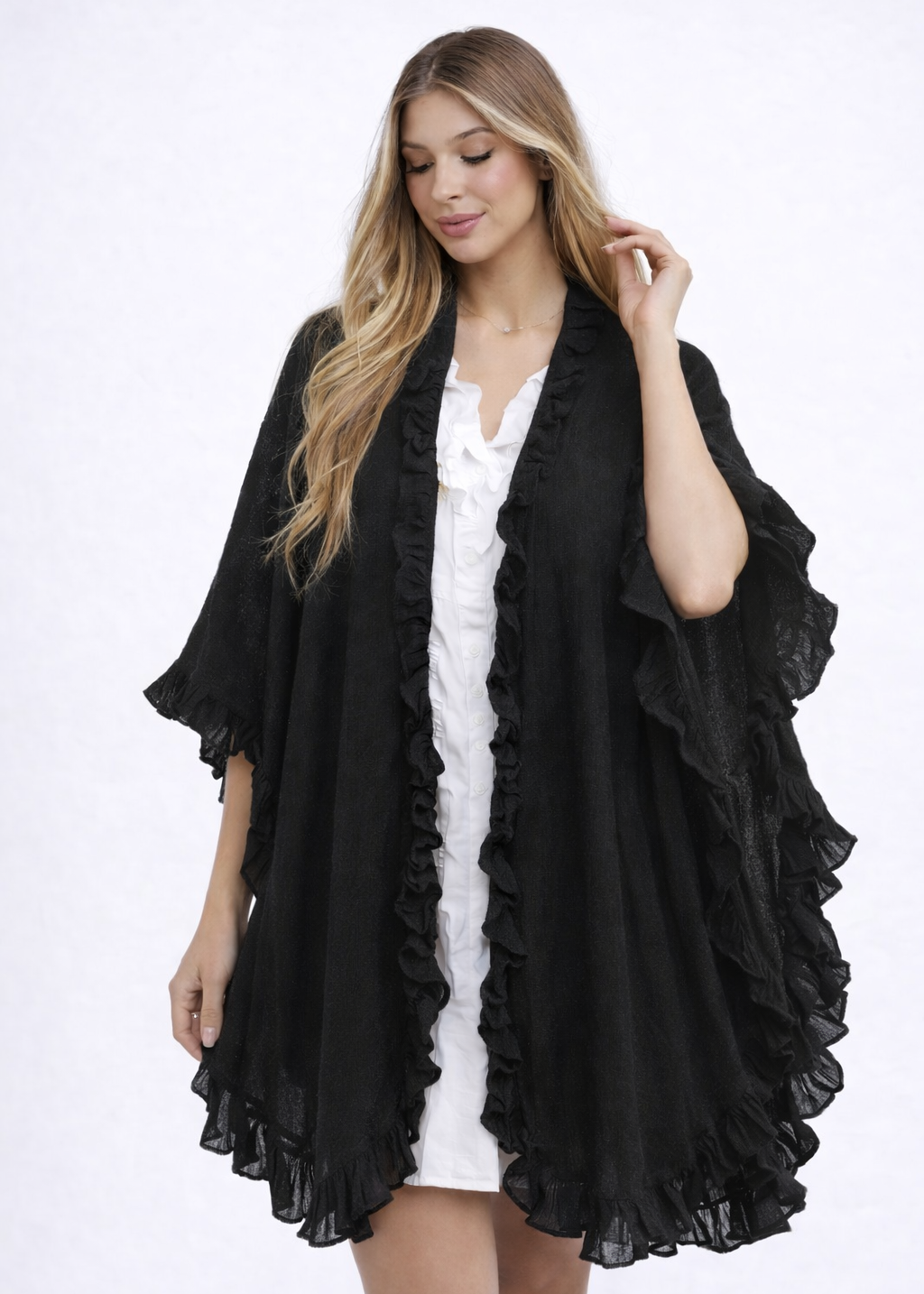 Ruana Vittoria - Negro