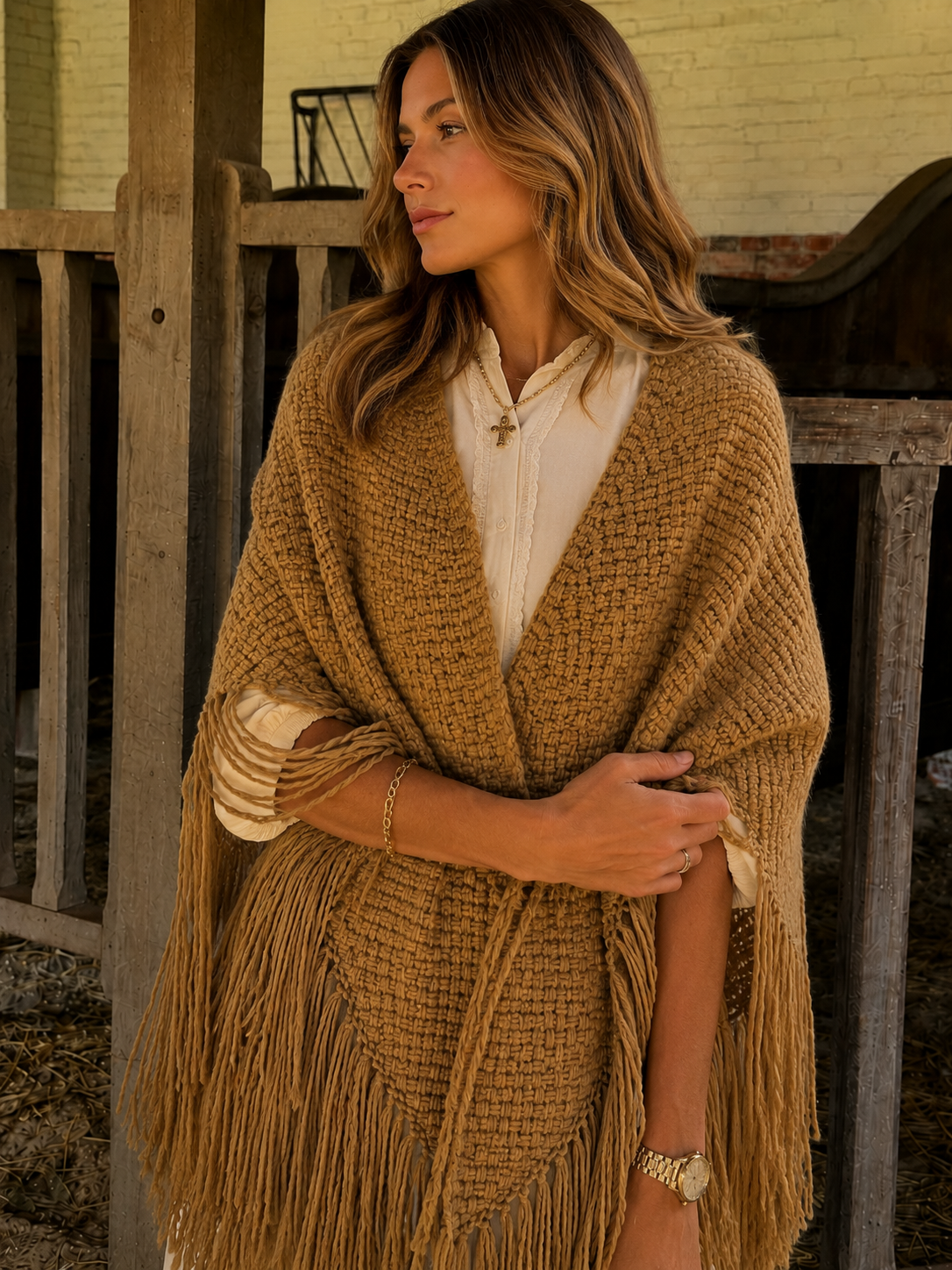 Ruana Toscana Camel